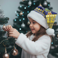 Niue Christmas Santa Hat Monuina e Kilisimasi Hiapo Motifs LT14 - Polynesian Pride