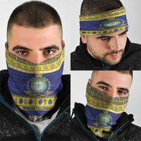 Niue Christmas Neck Gaiter Monuina e Kilisimasi Hiapo Motifs LT14 - Polynesian Pride