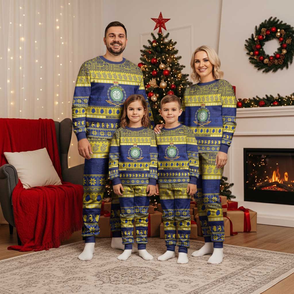 Niue Christmas Pajama Set Monuina e Kilisimasi Hiapo Motifs LT14 - Polynesian Pride