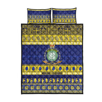Niue Christmas Quilt Bed Set Monuina e Kilisimasi Hiapo Motifs LT14 - Polynesian Pride