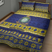 Niue Christmas Quilt Bed Set Monuina e Kilisimasi Hiapo Motifs LT14 - Polynesian Pride
