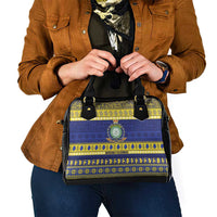 Niue Christmas Shoulder Handbag Monuina e Kilisimasi Hiapo Motifs LT14 - Polynesian Pride