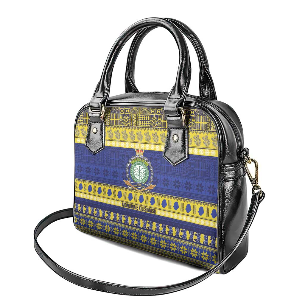 Niue Christmas Shoulder Handbag Monuina e Kilisimasi Hiapo Motifs LT14 - Polynesian Pride
