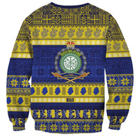 Niue Christmas Sweatshirt Monuina e Kilisimasi Hiapo Motifs LT14 - Polynesian Pride