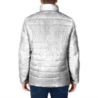 Tapu Fanau Ia Niue Padded Jacket Happy White Sunday Unique Hiapo LT14 - Polynesian Pride