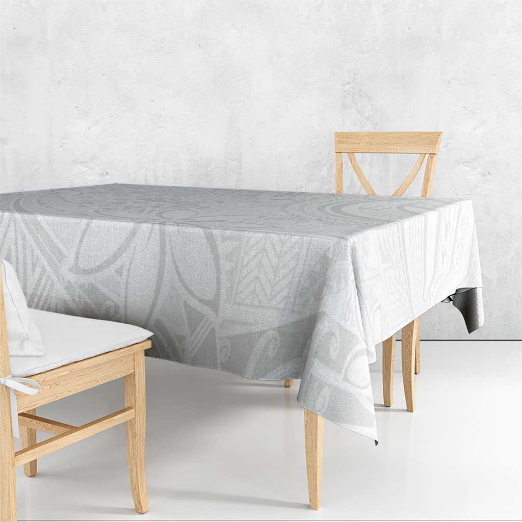 Tapu Fanau Ia Niue Tablecloth Happy White Sunday Unique Hiapo LT14 - Polynesian Pride