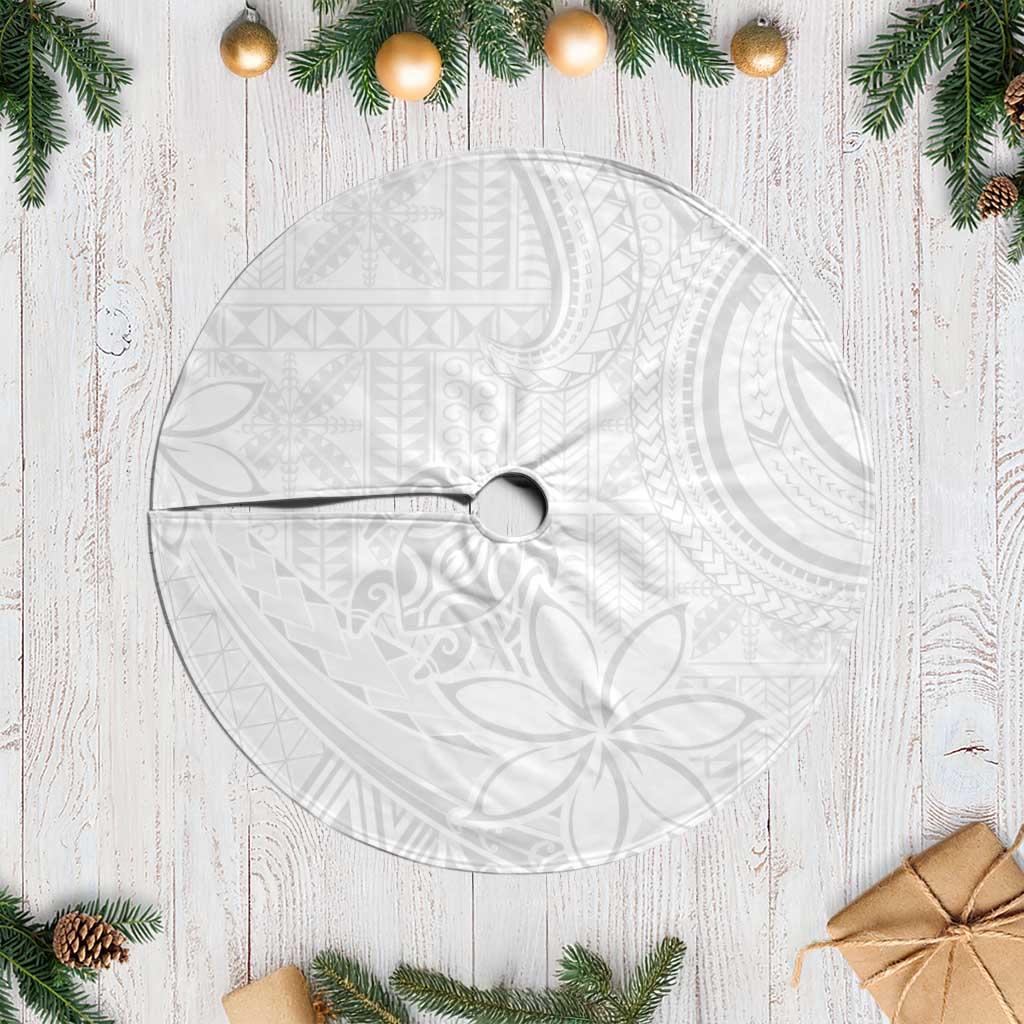 Tapu Fanau Ia Niue Tree Skirt Happy White Sunday Unique Hiapo LT14 Casual White - Polynesian Pride