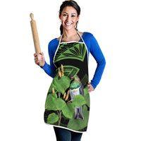 Kawakawa Rongoa Maori Kereru New Zealand Apron LT14 - Polynesian Pride