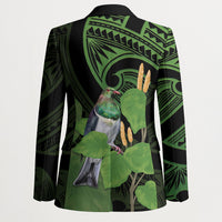 Kawakawa Rongoa Maori Kereru New Zealand Blazer LT14 - Polynesian Pride