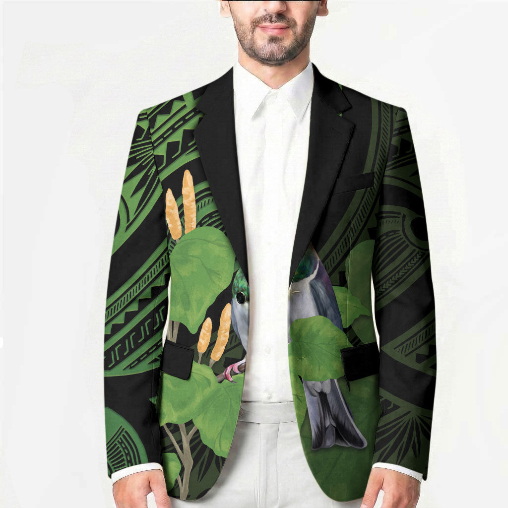 Kawakawa Rongoa Maori Kereru New Zealand Blazer LT14 - Polynesian Pride