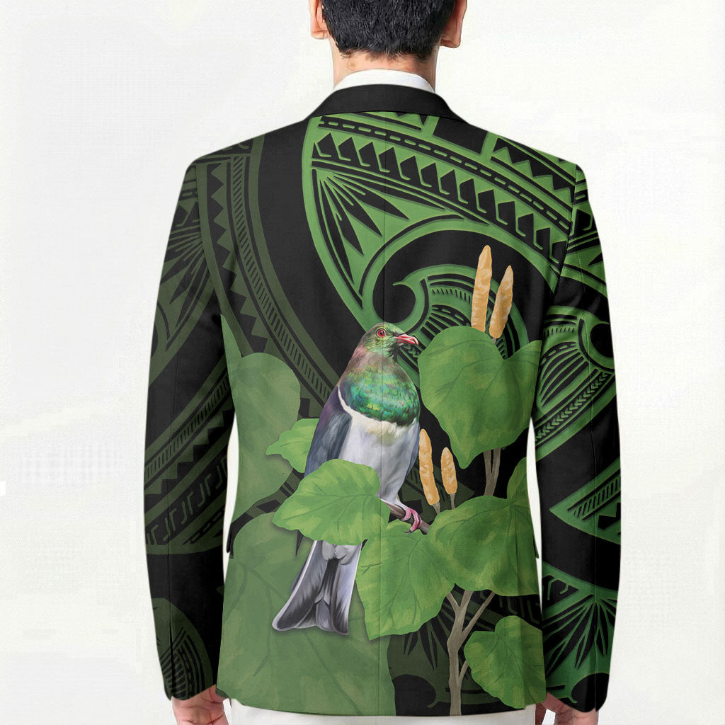 Kawakawa Rongoa Maori Kereru New Zealand Blazer LT14 - Polynesian Pride