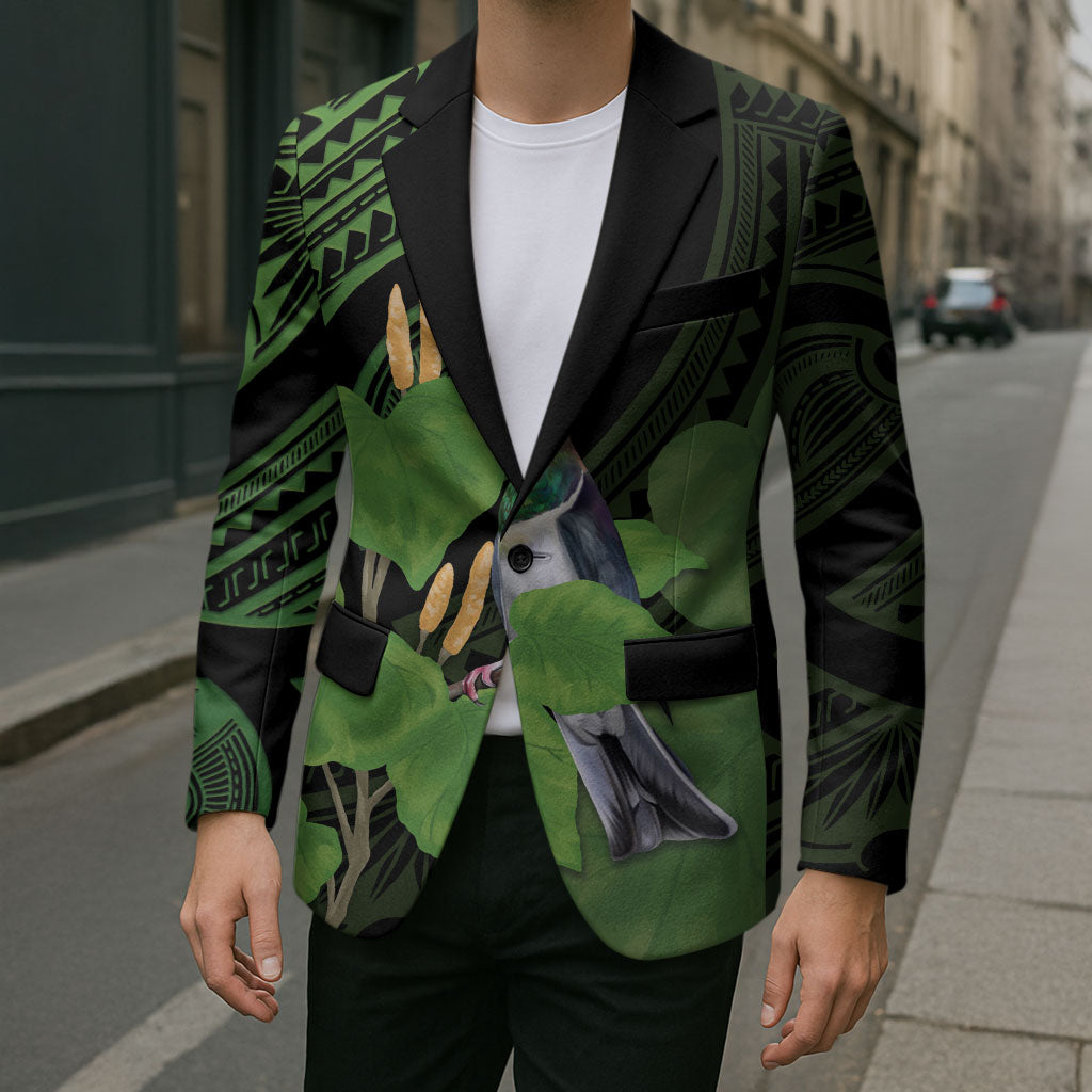 Kawakawa Rongoa Maori Kereru New Zealand Blazer LT14 - Polynesian Pride