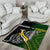 New Zealand and South Africa Rugby Area Rug 2023 World Cup Final All Black Springboks Together LT14 - Polynesian Pride