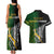 Personalised New Zealand and South Africa Rugby Couples Matching Tank Maxi Dress and Hawaiian Shirt 2023 World Cup Final All Black Springboks Together LT14 - Polynesian Pride