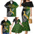 Personalised New Zealand and South Africa Rugby Family Matching Mermaid Dress and Hawaiian Shirt 2023 World Cup Final All Black Springboks Together LT14 - Polynesian Pride