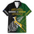 Personalised New Zealand and South Africa Rugby Family Matching Short Sleeve Bodycon Dress and Hawaiian Shirt 2023 World Cup Final All Black Springboks Together LT14 Dad's Shirt - Short Sleeve Black - Polynesian Pride