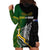 Personalised New Zealand and South Africa Rugby Hoodie Dress 2023 World Cup Final All Black Springboks Together LT14 - Polynesian Pride