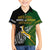 Personalised New Zealand and South Africa Rugby Kid Hawaiian Shirt 2023 World Cup Final All Black Springboks Together LT14 Kid Black - Polynesian Pride