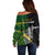 Personalised New Zealand and South Africa Rugby Off Shoulder Sweater 2023 World Cup Final All Black Springboks Together LT14 - Polynesian Pride