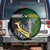 New Zealand and South Africa Rugby Spare Tire Cover 2023 World Cup Final All Black Springboks Together LT14 - Polynesian Pride