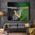 New Zealand and South Africa Rugby Tapestry 2023 World Cup Final All Black Springboks Together LT14 Black - Polynesian Pride