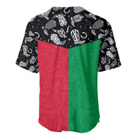 Vanuatu Cowboy Baseball Jersey Cowboy Symbols Split Stylized LT14 - Polynesian Pride