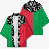 Vanuatu Cowboy Kimono Cowboy Symbols Split Stylized LT14 - Polynesian Pride