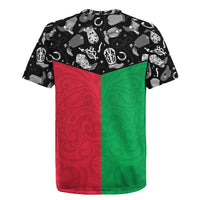 Vanuatu Cowboy Rugby Jersey Cowboy Symbols Split Stylized LT14 - Polynesian Pride