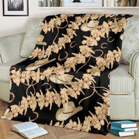 Vanuatu Cowboy Blanket Seamless Straw Hats Hibiscus LT14 - Polynesian Pride