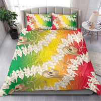 Vanuatu Cowboy Bedding Set Straw Hats Hibiscus With Sand Drawing LT14 - Polynesian Pride
