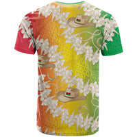 Vanuatu Cowboy T Shirt Straw Hats Hibiscus With Sand Drawing LT14 - Polynesian Pride
