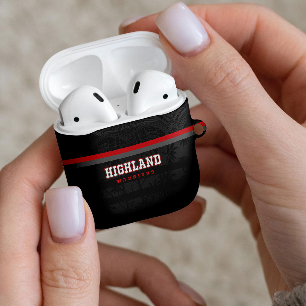 Fiji Naitasiri Rugby AirPods Case Go Highland Warriors LT14 - Polynesian Pride