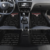 Fiji Naitasiri Rugby Custom Car Mats Go Highland Warriors LT14 Set 4pcs Black - Polynesian Pride