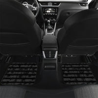 Fiji Naitasiri Rugby Custom Car Mats Go Highland Warriors LT14 Set 2pcs - Back Black - Polynesian Pride
