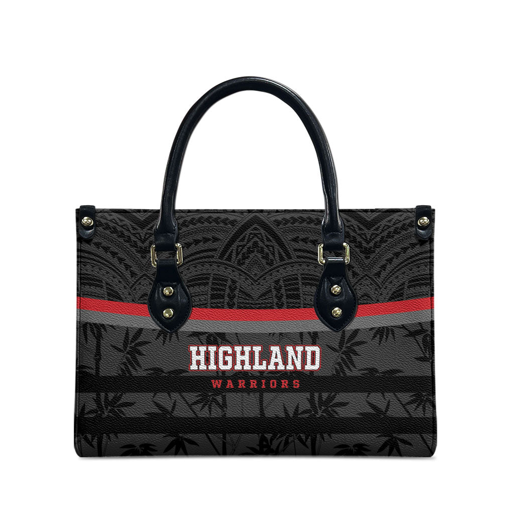 Fiji Naitasiri Rugby Leather Bag Go Highland Warriors LT14 - Polynesian Pride
