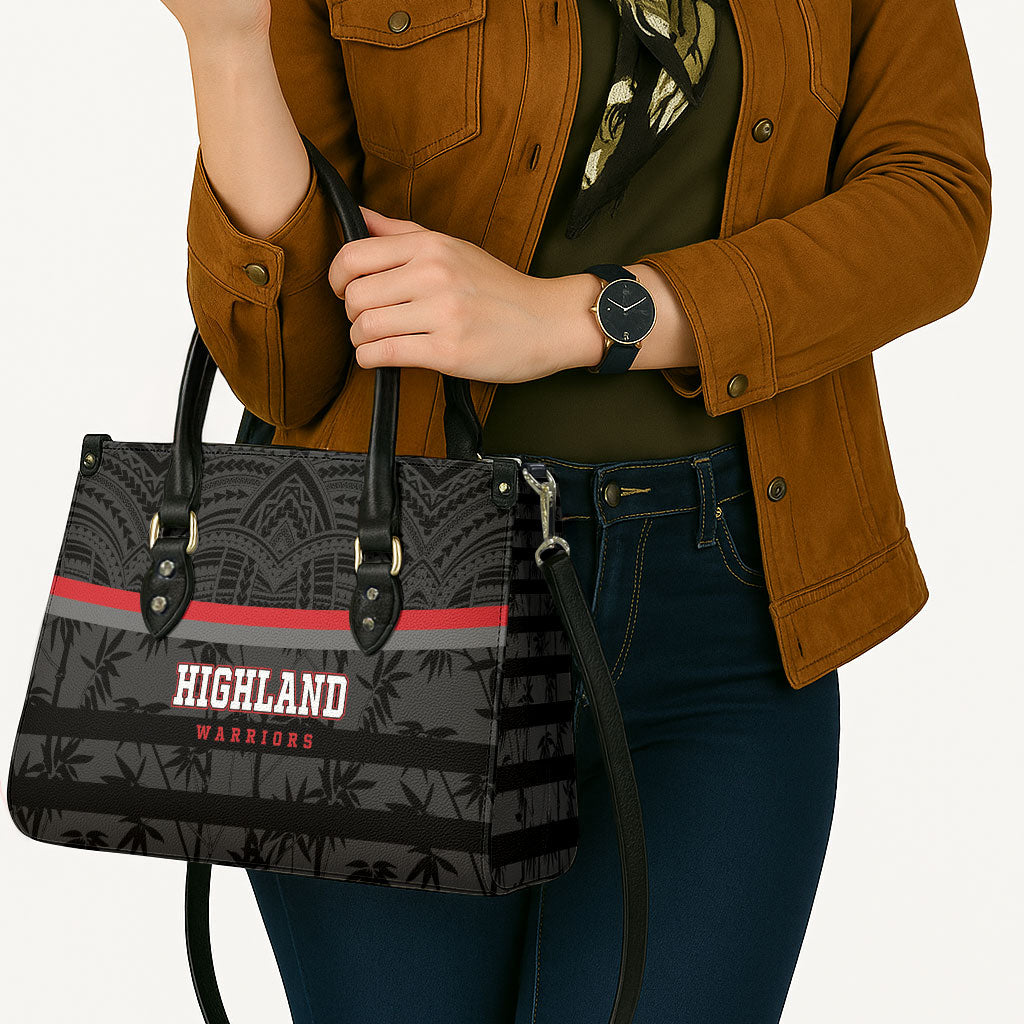 Fiji Naitasiri Rugby Leather Bag Go Highland Warriors LT14 - Polynesian Pride