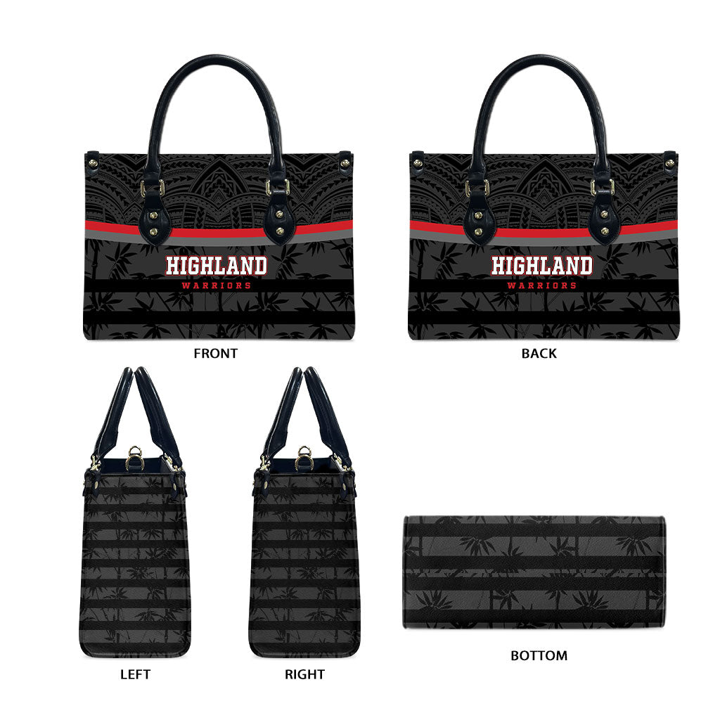 Fiji Naitasiri Rugby Leather Bag Go Highland Warriors LT14 - Polynesian Pride