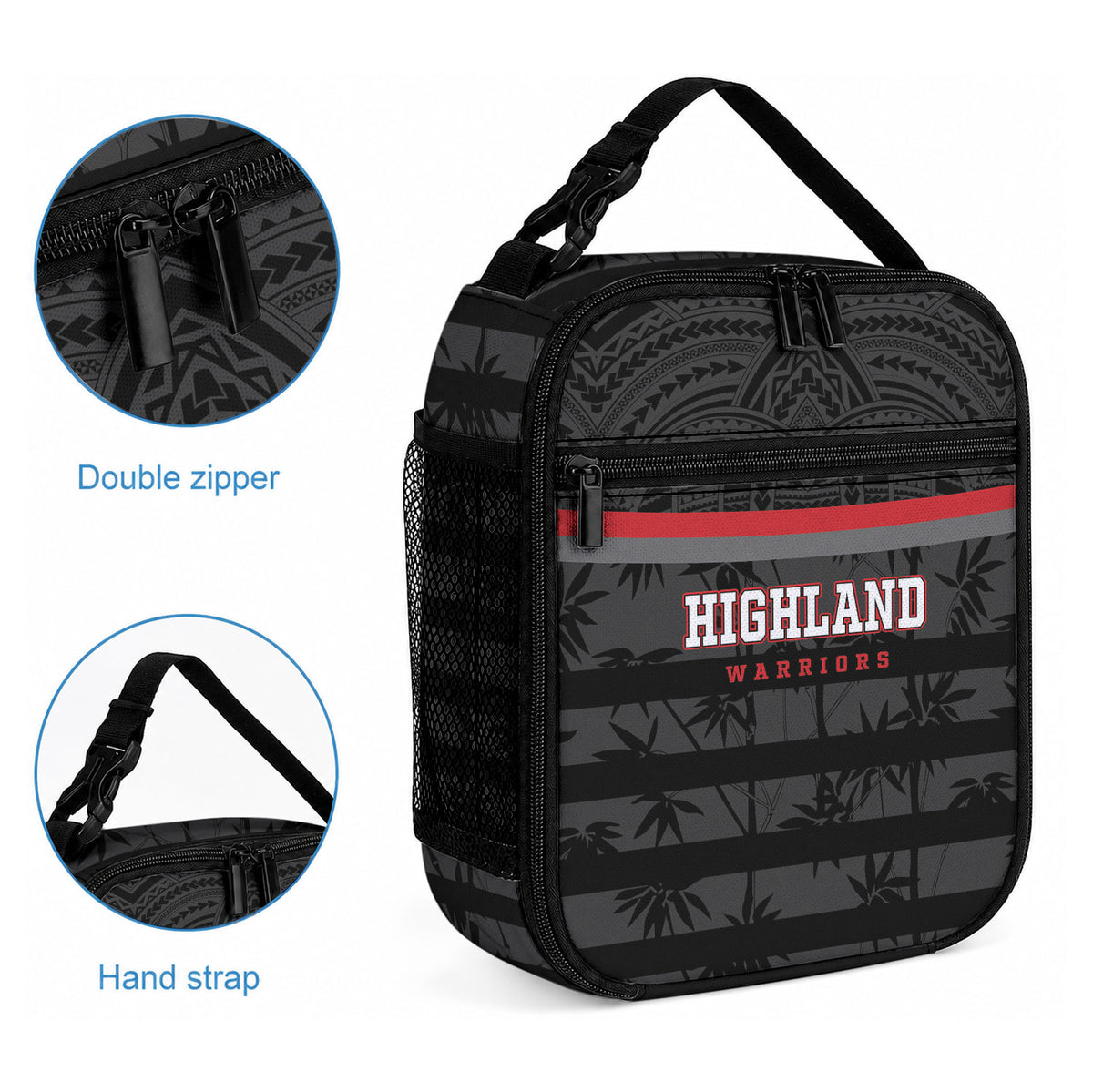 Fiji Naitasiri Rugby Lunch Bag Go Highland Warriors LT14 - Polynesian Pride