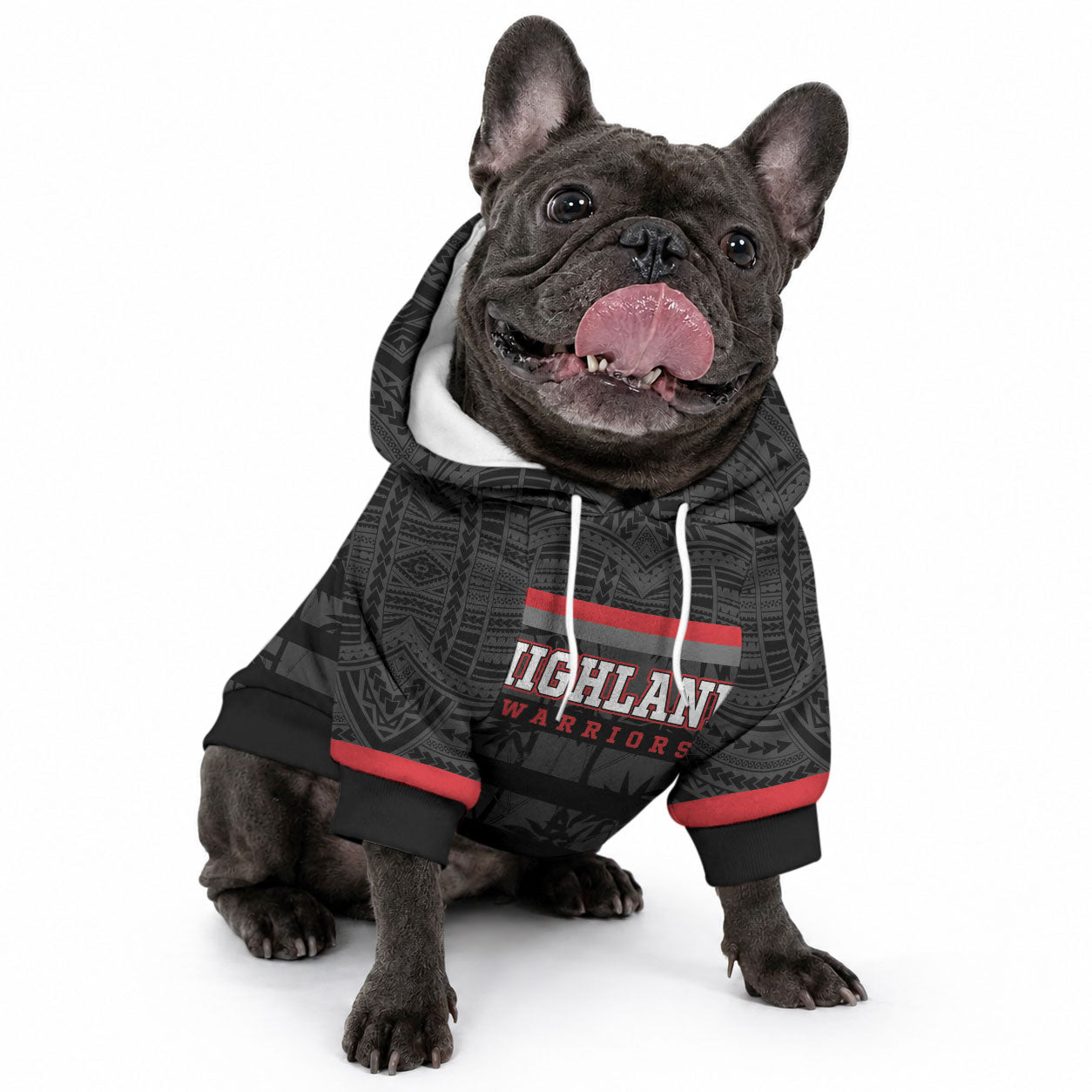 Fiji Naitasiri Rugby Custom Pet Hoodie Go Highland Warriors LT14 - Polynesian Pride