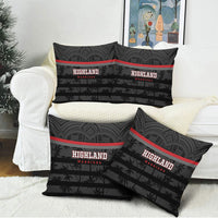 Fiji Naitasiri Rugby Pillow Cover Go Highland Warriors LT14 - Polynesian Pride