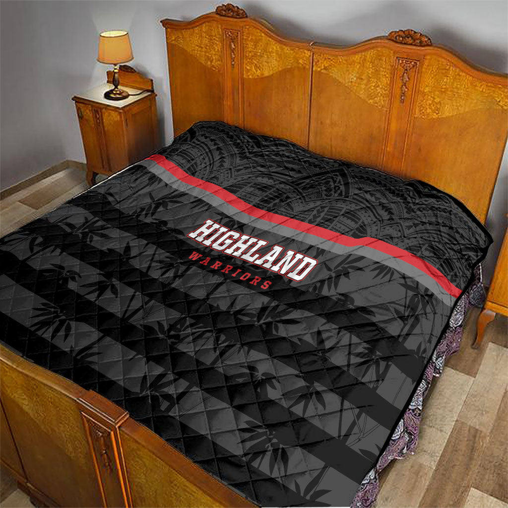 Fiji Naitasiri Rugby Quilt Go Highland Warriors LT14 - Polynesian Pride