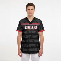 Fiji Naitasiri Rugby Custom Scrub Top Go Highland Warriors LT14 - Polynesian Pride