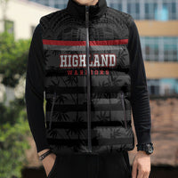 Fiji Naitasiri Rugby Custom Sleeveless Puffer Jacket Go Highland Warriors LT14 - Polynesian Pride
