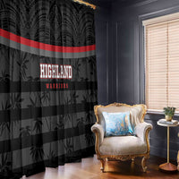 Fiji Naitasiri Rugby Window Curtain Go Highland Warriors LT14 - Polynesian Pride