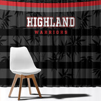 Fiji Naitasiri Rugby Window Curtain Go Highland Warriors LT14 - Polynesian Pride