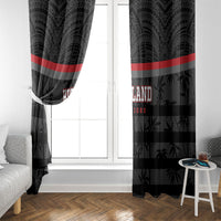 Fiji Naitasiri Rugby Window Curtain Go Highland Warriors LT14 - Polynesian Pride