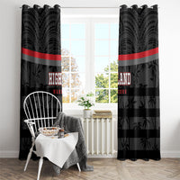 Fiji Naitasiri Rugby Window Curtain Go Highland Warriors LT14 - Polynesian Pride
