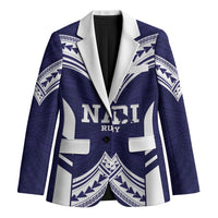 Fiji Nadi Rugby Custom Blazer Kikau O Nadi Ko LT14 Unisex Blue - Polynesian Pride