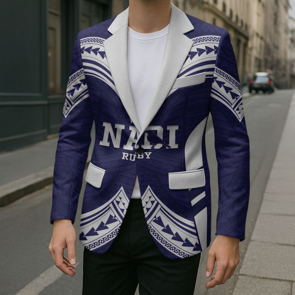 Fiji Nadi Rugby Custom Blazer Kikau O Nadi Ko LT14 - Polynesian Pride