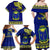 Personalised Fiji Natabua High School Family Matching Off Shoulder Maxi Dress and Hawaiian Shirt Fijian Tapa Pattern LT14 - Polynesian Pride